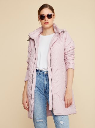 Ružový dámsky prešívaný kabát ZOOT Baseline Molly