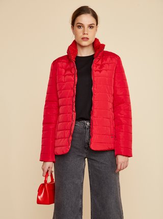 Červená dámská zimní prošívaná bunda ZOOT Baseline Daisy