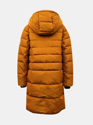 Horčicový prešívaný zimný kabát VERO MODA Bergen