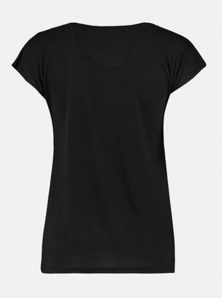 Čierne tričko s potlačou Hailys