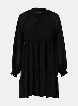 Čierne voľné šaty Hailys
