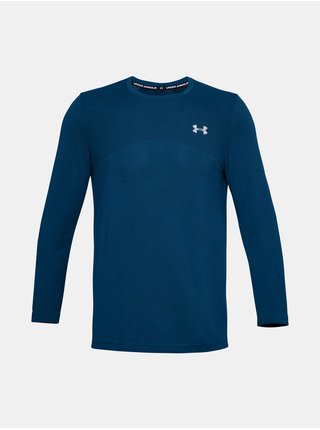 Modré tričko Under Armour UA Seamless LS