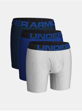Tmavě modrý boxerky Under Armour UA Tech 6in 3 Pack