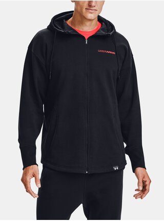Černá mikina Under Armour UA S5 FLEECE FULL ZIP