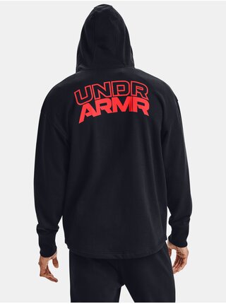 Černá mikina Under Armour UA S5 FLEECE FULL ZIP