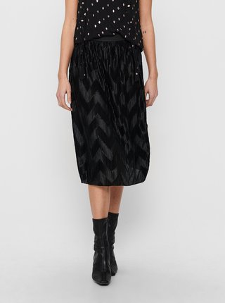 Čierna plisovaná sukňa Jacqueline de Yong