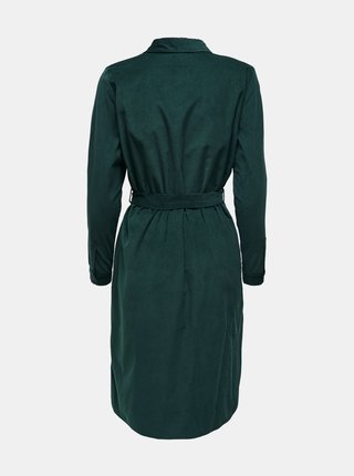 Zelené menčestrové košeľové šaty Jacqueline de Yong