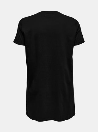 Čierne dlhé tričko s potlačou ONLY CARMAKOMA Simply