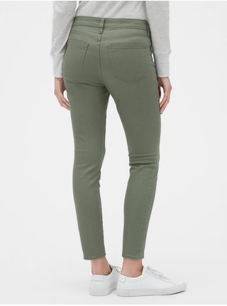 Zelené dámské slim fit džíny GAP 