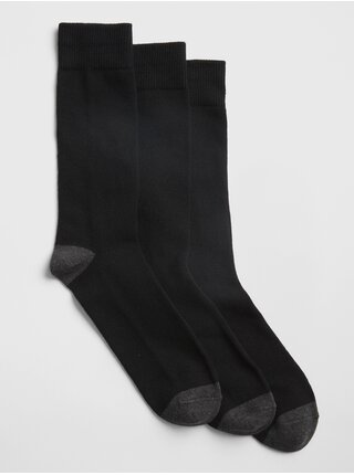 Čierne pánske ponožky GAP 3-Pack