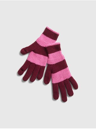 Ružové dámske rukavice GAP