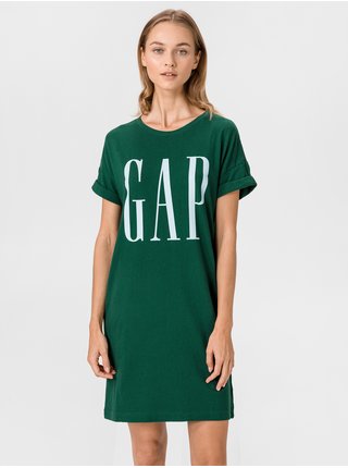 Šaty GAP Logo Zelená