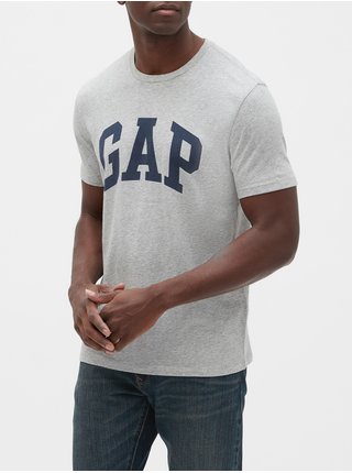 Šedé pánske tričko GAP logo