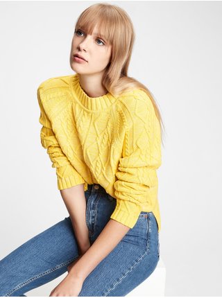 Žltý dámsky sveter GAP