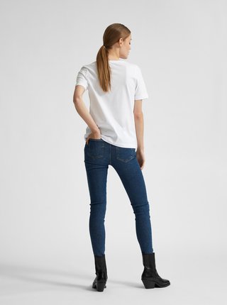 Biele basic tričko Selected Femme