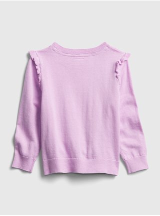 Fialový dievčenský sveter GAP