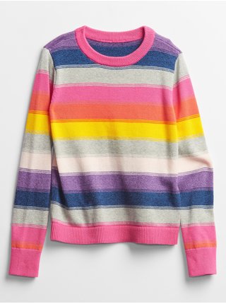 Farebný dievčenský sveter GAP