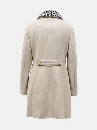 Béžový zimní kabát Dorothy Perkins