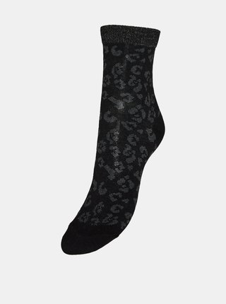 Čierne vzorované ponožky VERO MODA