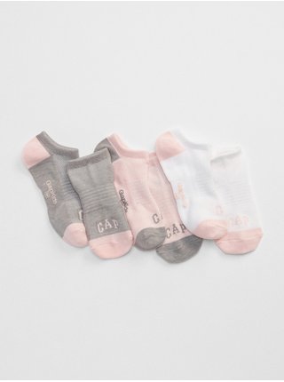 Sada třech párů holčičích ponožek GAP Logo Barevná