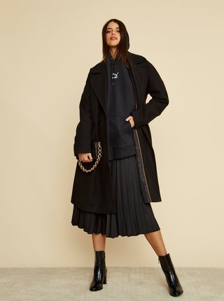 Čierna plisovaná midi sukňa ZOOT Kate