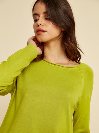 Zelený dámsky basic sveter ZOOT Baseline Ema