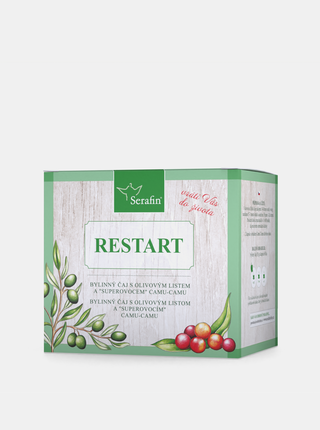 Bylinný sypaný čaj a kapsle Serafin - Restart (50 g + 60 kapslí)