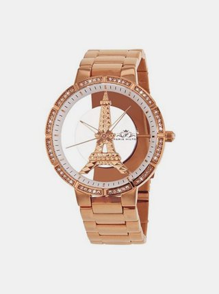 Růžovozlaté dámské hodinky Paris Hilton