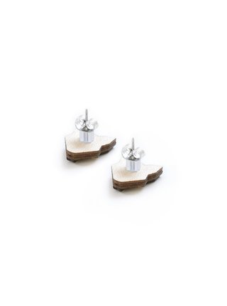 Dřevěné náušnice BeWooden Bellis Earrings 