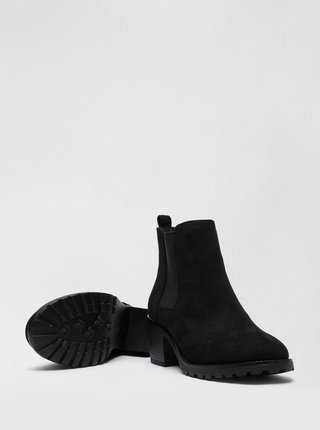 Černé kotníkové boty Dorothy Perkins