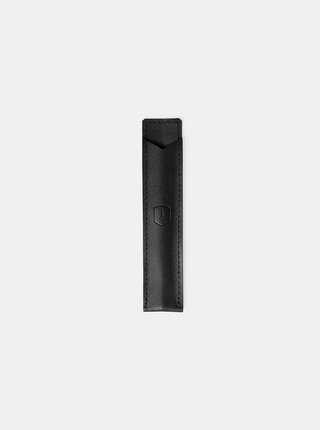Černé kožené pouzdro na pero BeWooden Black Pen Case 