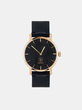 Dřevěné hodinky Lux Watch s řemínkem z pravé kůže BeWooden