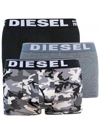3PACK pánské boxerky Diesel vícebarevné