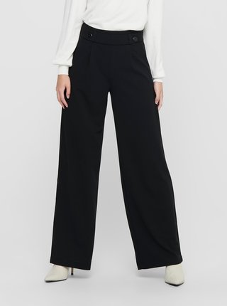 Čierne široké nohavice Jacqueline de Yong Geggo
