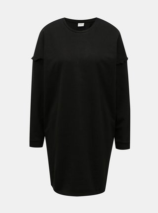 Čierne mikinové šaty Jacqueline de Yong Rikke