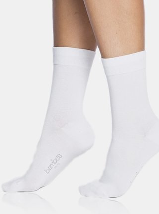 Biele dámske ponožky Bellinda BAMBUS COMFORT SOCKS