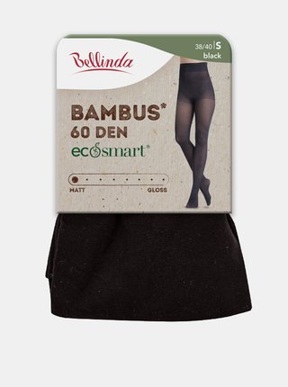 Černé dámské bambusové punčochové kalhoty Bellinda ECOSMART BAMBUS 60 DEN 