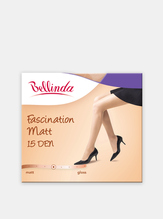 Tělové dámské matné punčochové kalhoty Bellinda FASCINATION MATT 15 DEN 