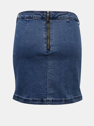 Modrá pouzdrová džínová sukně Noisy May Inci