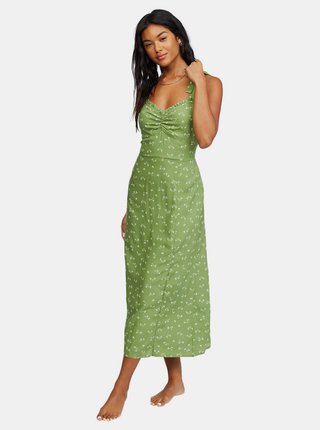 Zelené dámske dlhé  šaty Billabong