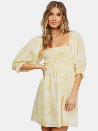 Žlté dámske šaty Billabong