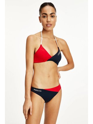 Tommy Hilfiger modro-červený spodný diel plaviek Bikini