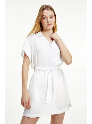 Tommy Hilfiger biele košeľové šaty Shirt Dress