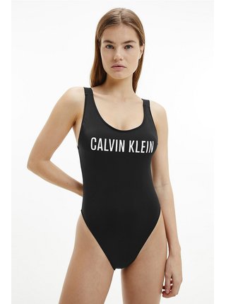 Calvin Klein čierne jednodielne plavky
