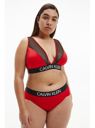 Červený horný diel plaviek High Apex Triangle-RP Calvin Klein Underwear