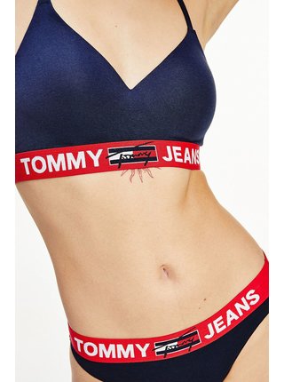 Tmavě modrá podprsenka Tommy Jeans