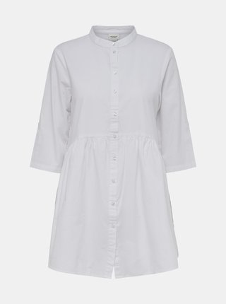 Biele košeľové šaty Jacqueline de Yong Cameron