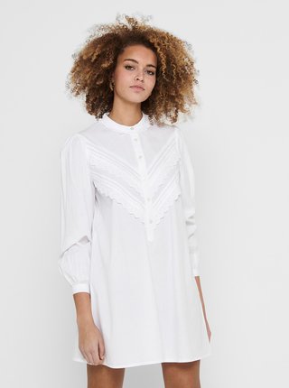 Biele košeľové šaty Jacqueline de Yong Mumbai