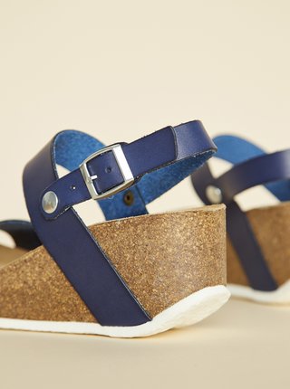 Tmavě modré dámské sandálky OJJU