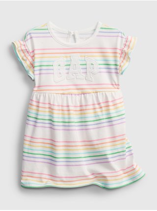 Baby šaty GAP Logo dress Farebná